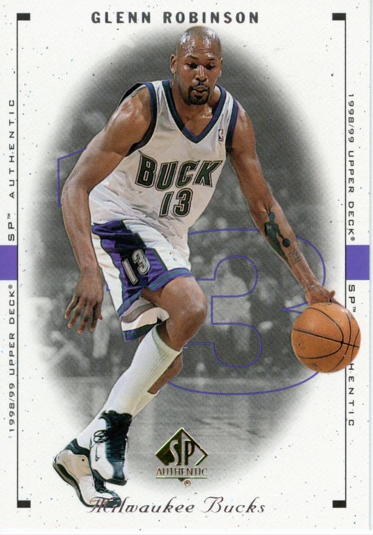 1998-1999 Upper Deck Sp Autentic - NBA Karty